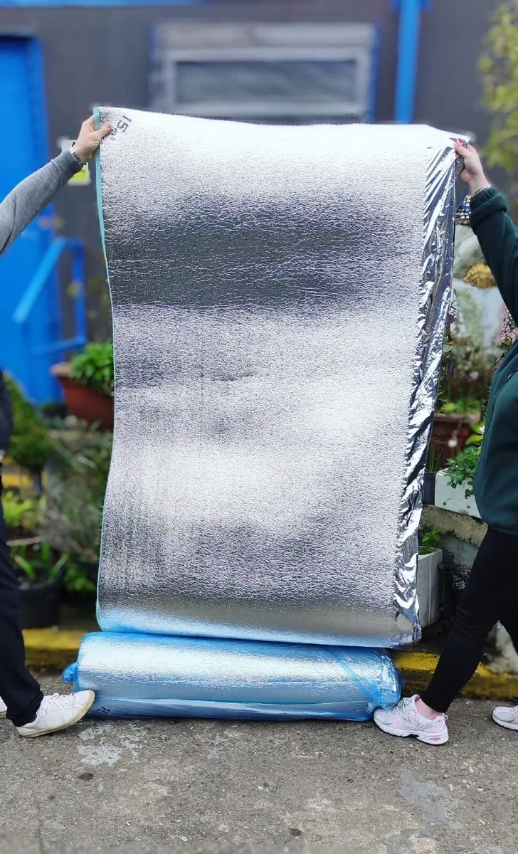 Foam Roll with Silver Foil Lining - 3mm - Image 2