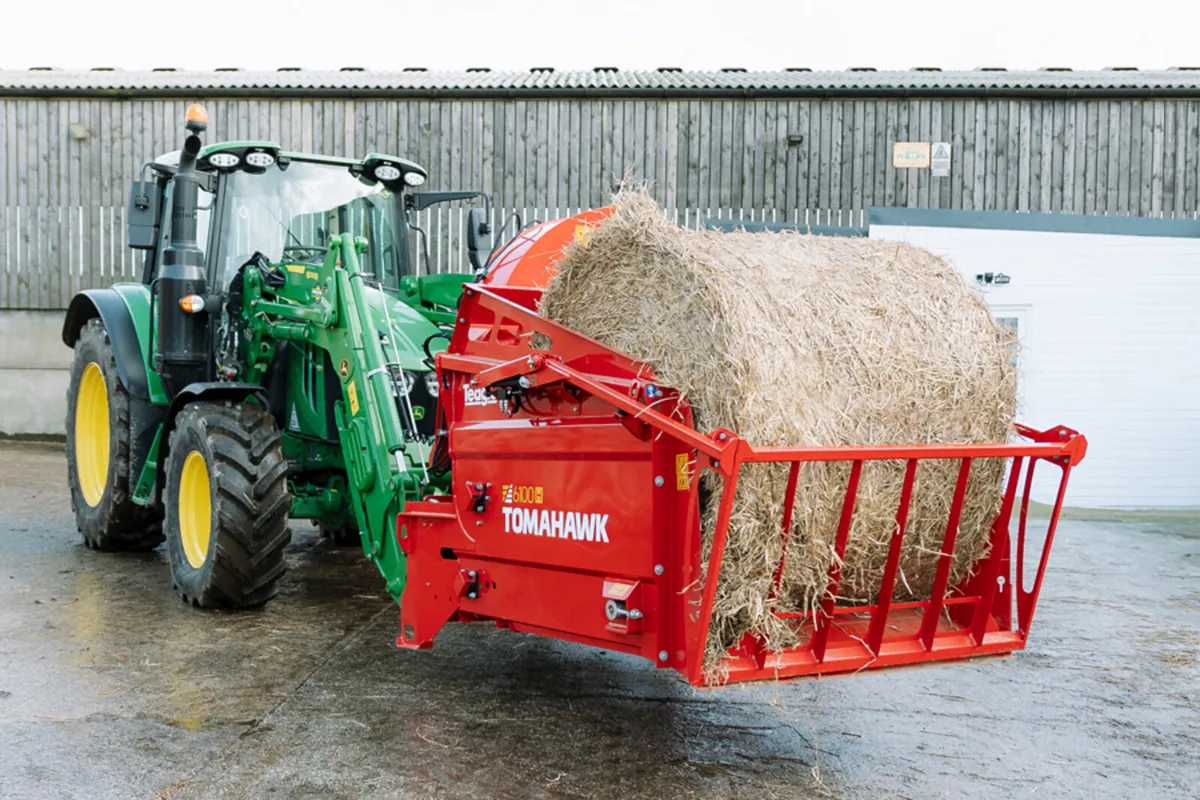 TEAGLE 6100H LOADER MOUNTED BALE SHREDDER, 0% - Image 2