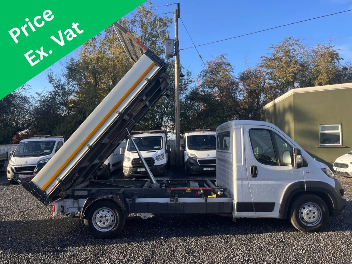 Fiat Ducato S/Cab 3 Way Tipper 2.3L 140BHP - Image 1