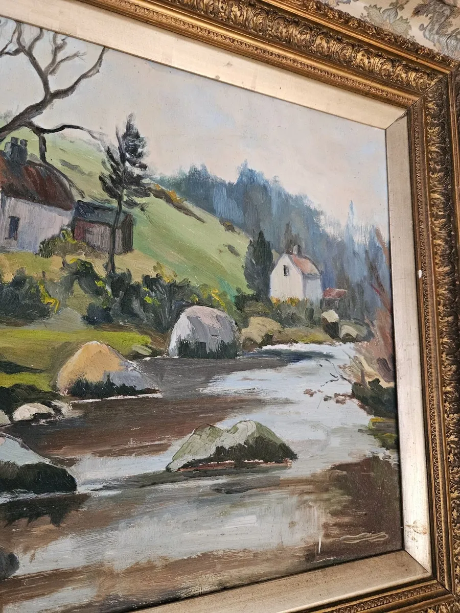 Picture Oil on Canvas - Image 3