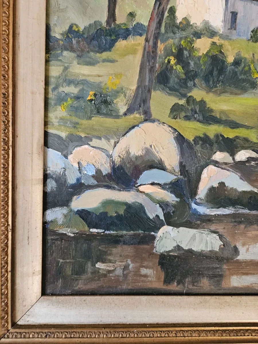 Picture Oil on Canvas - Image 4