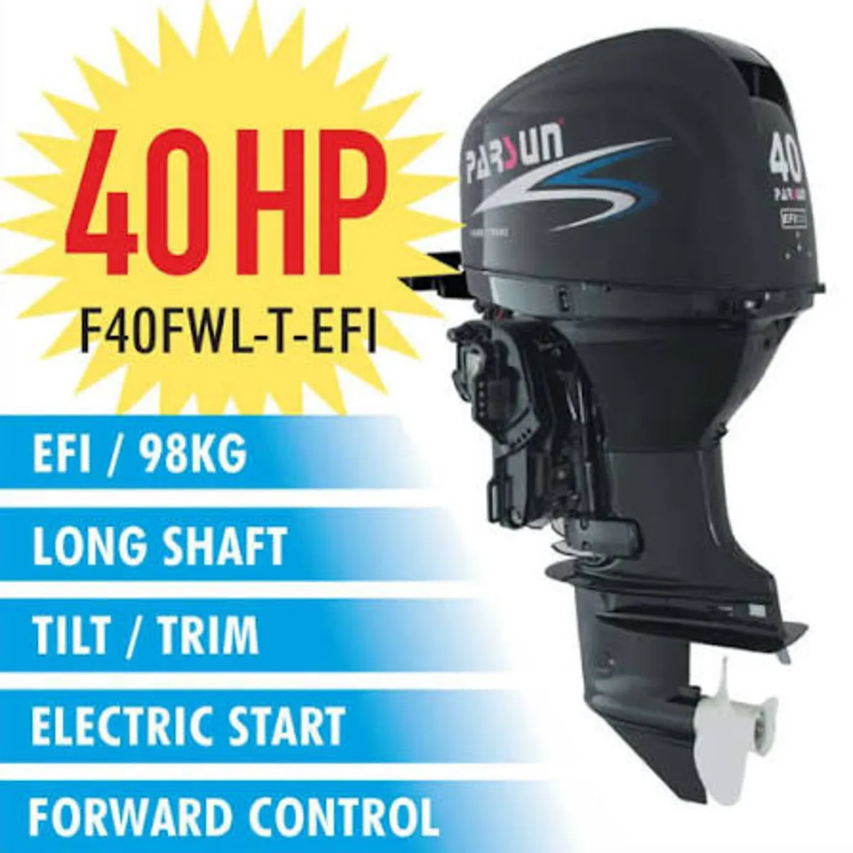Parsun outboards  Used  sale 40hp & 60hp - Image 1
