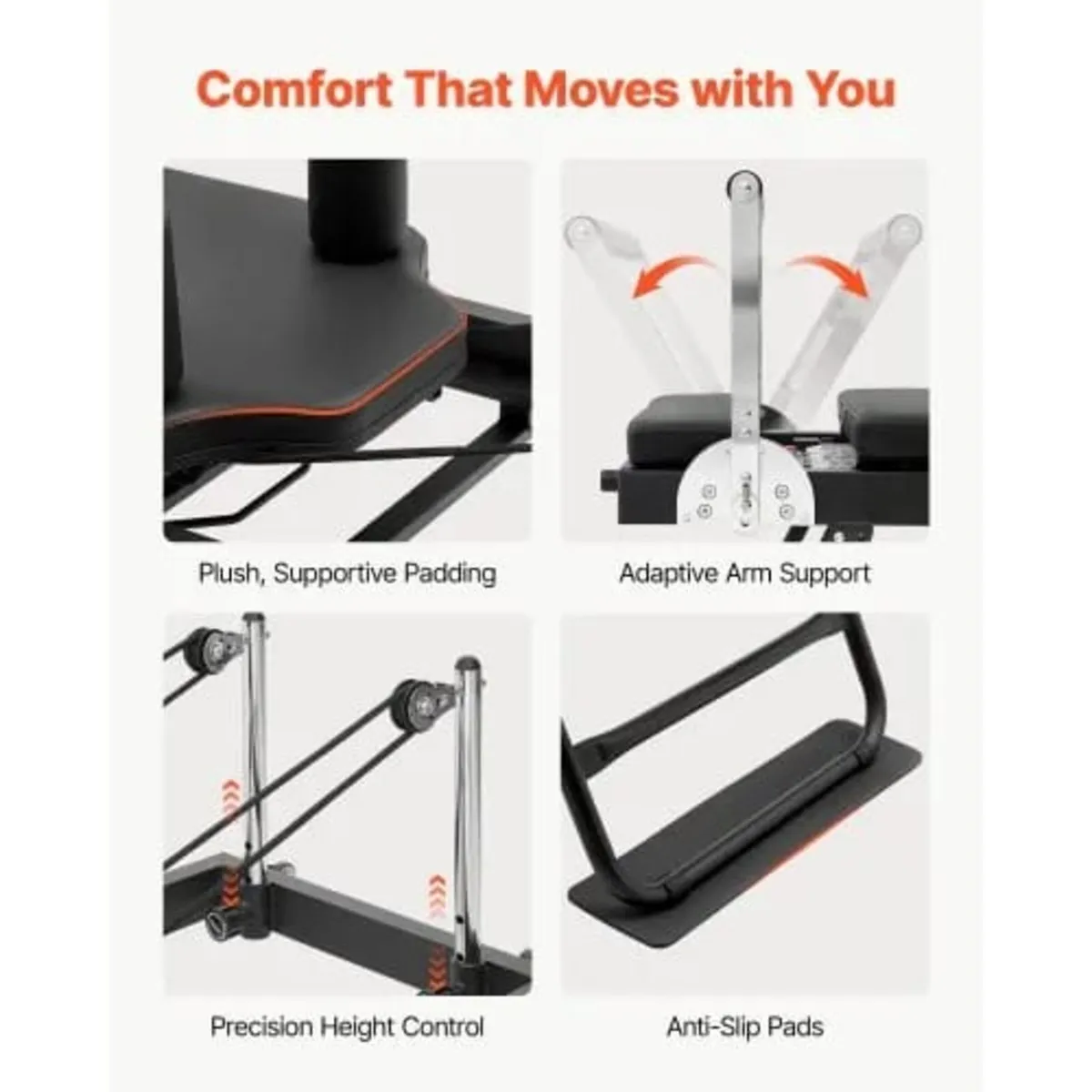 Pilates Reformer 77" Foldable Pilates Machine 400 - Image 4