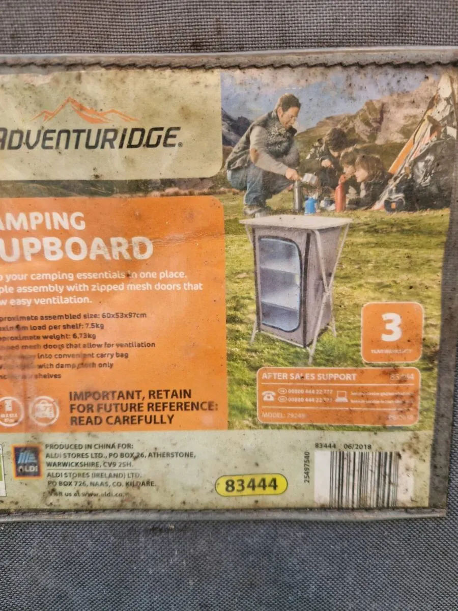 Camping shelves