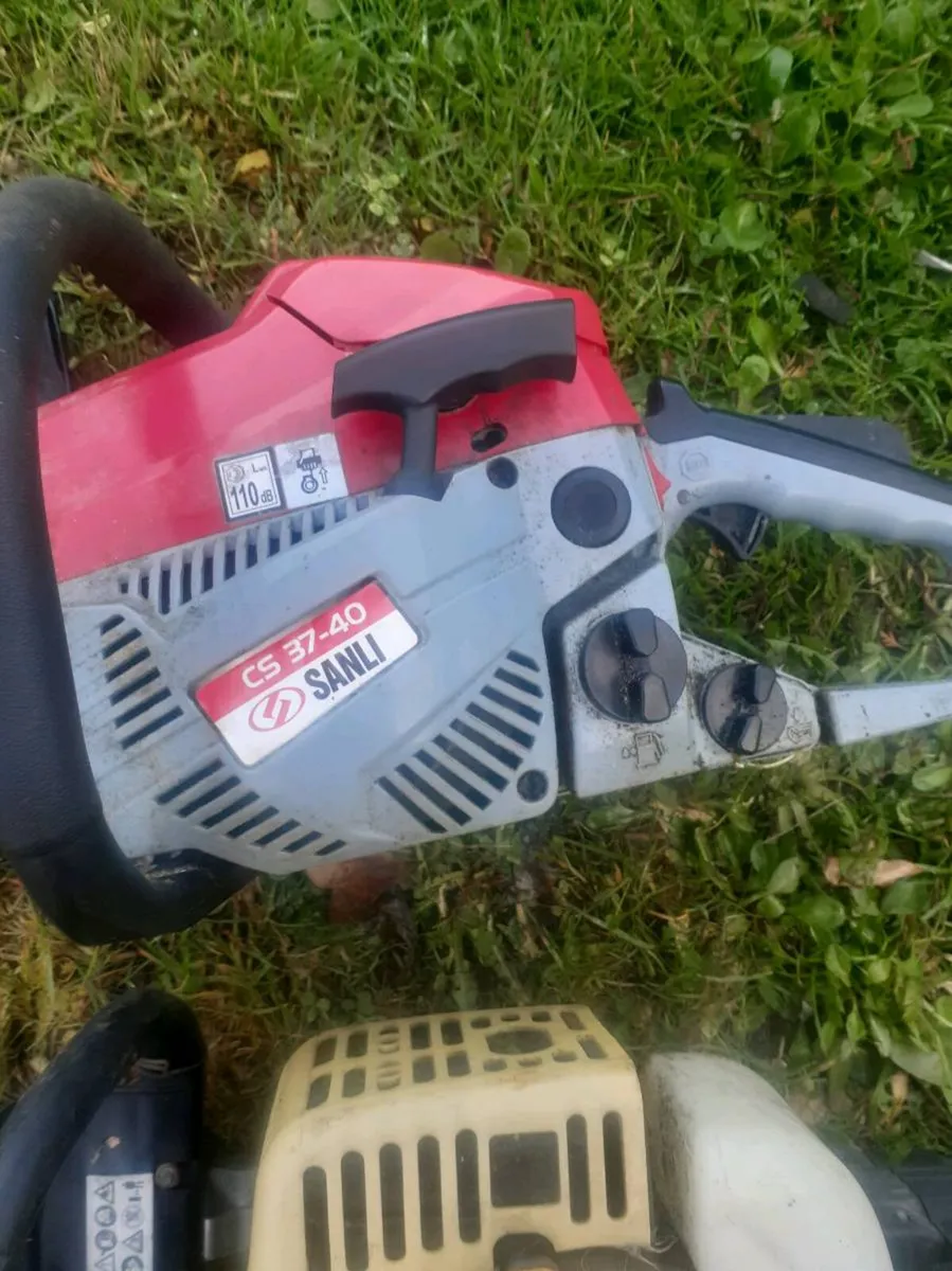 Petrol chainsaw and hedge trimmers - Image 2