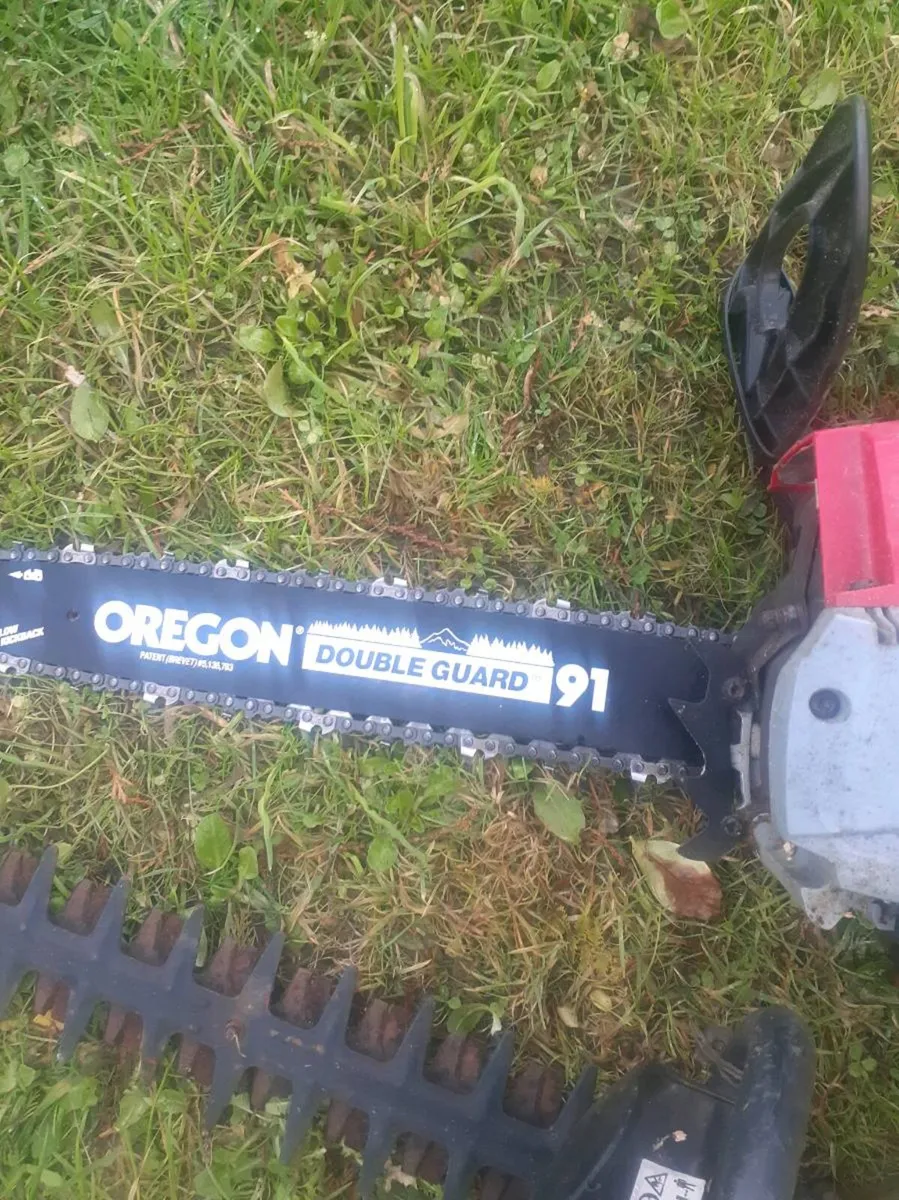 Petrol chainsaw and hedge trimmers - Image 3