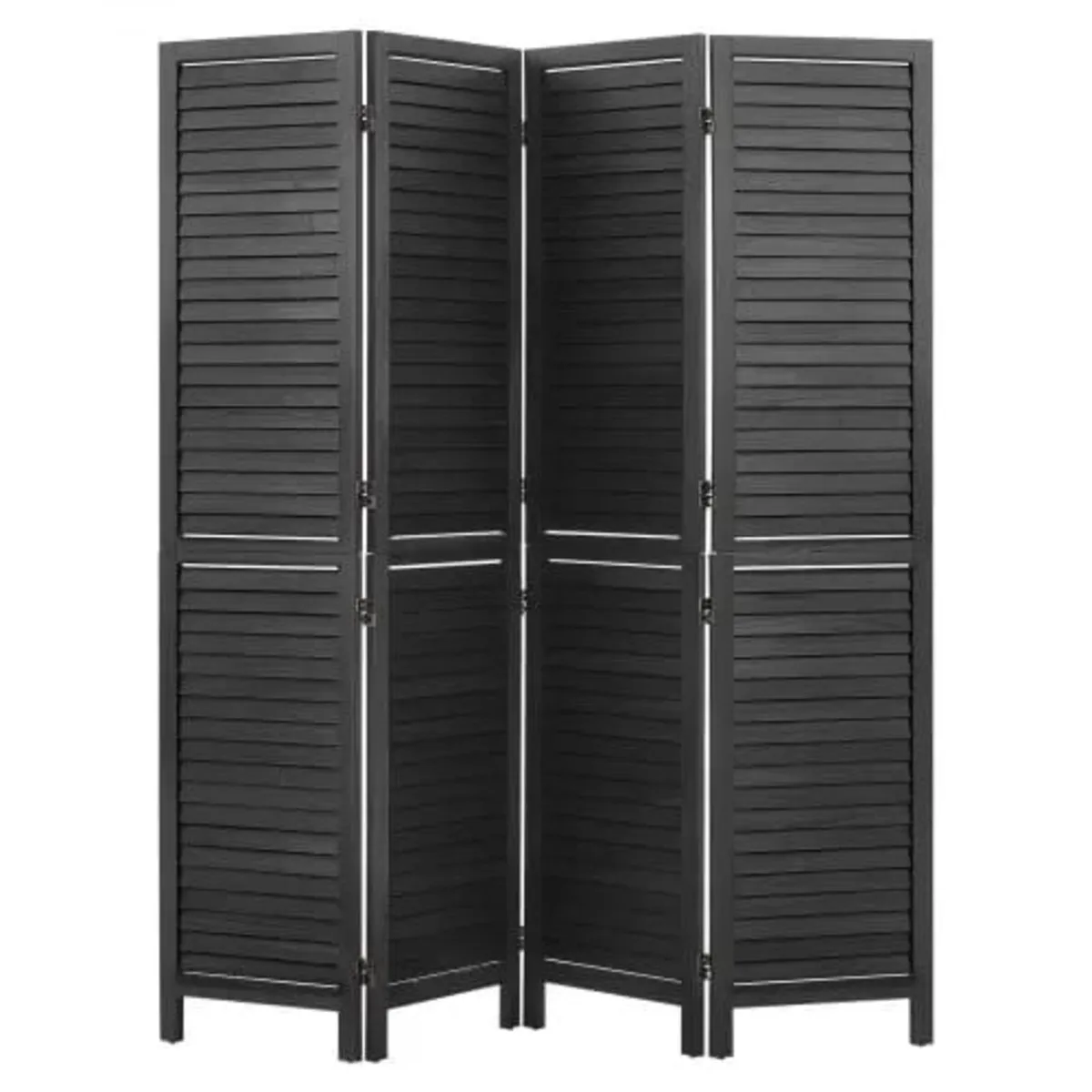 Wood Room Divider 4 Panels 1702mm Wood Folding Pri - Image 1