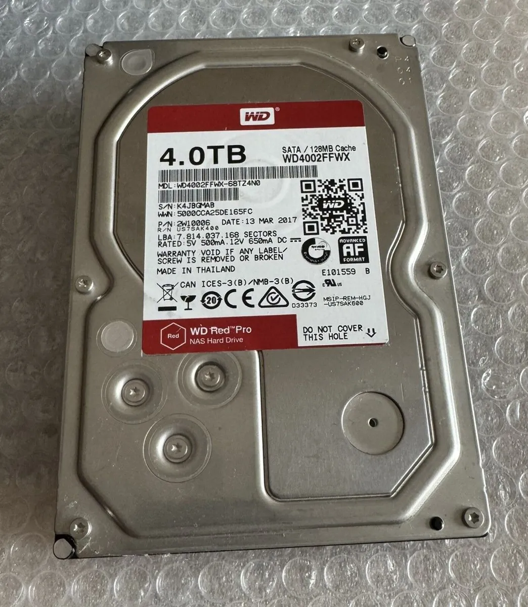 WD Red Pro 4TB 3.5in 6Gbps 7.2K RPM - Image 1