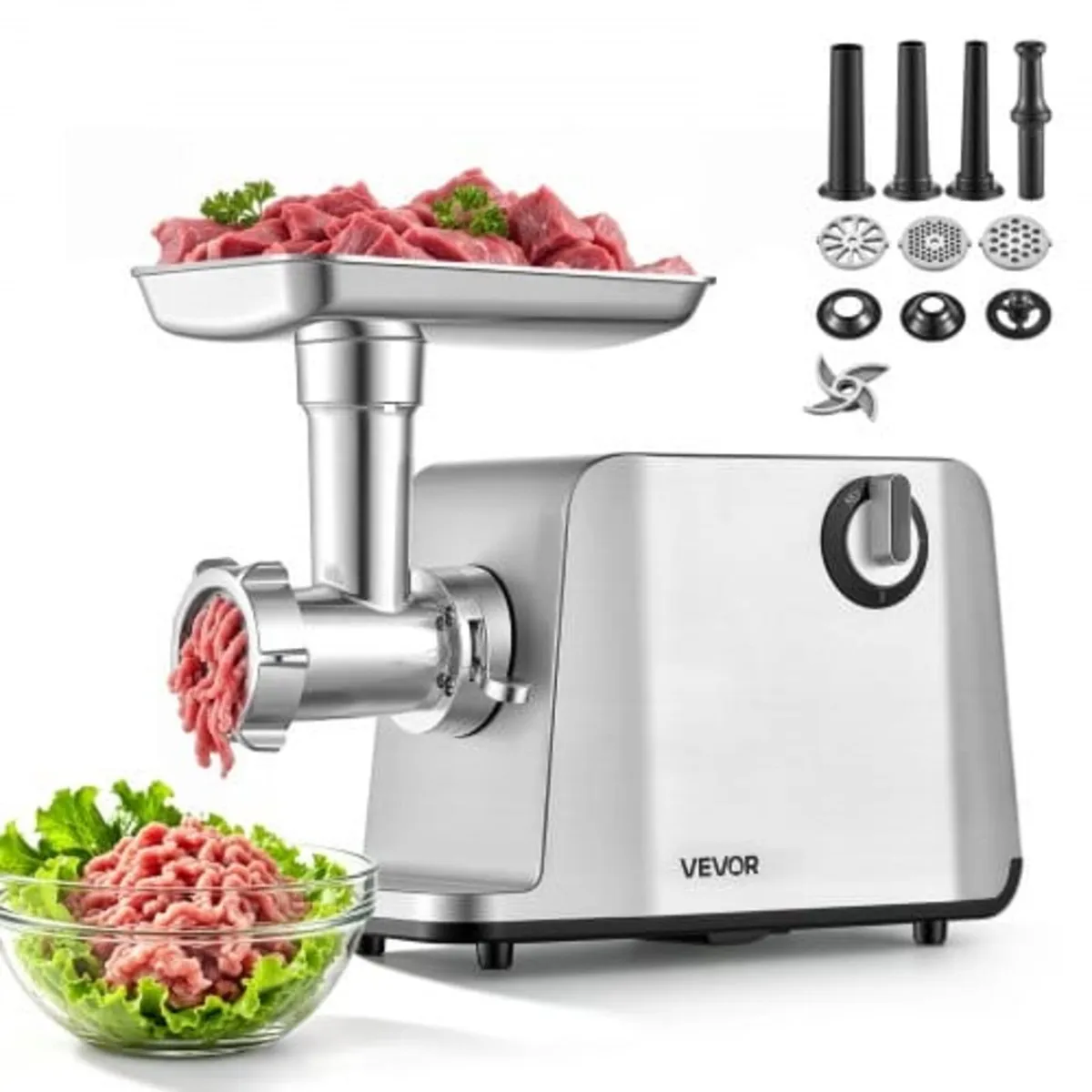 Electric Meat Grinder, 1.5-3 kg/min 1800W Max, #5 - Image 1