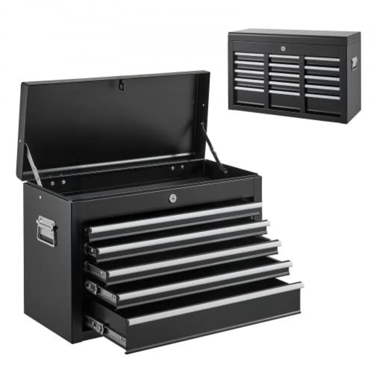 Steel Tool Box 600 mm with 5 Drawers Portable Lock - Image 1