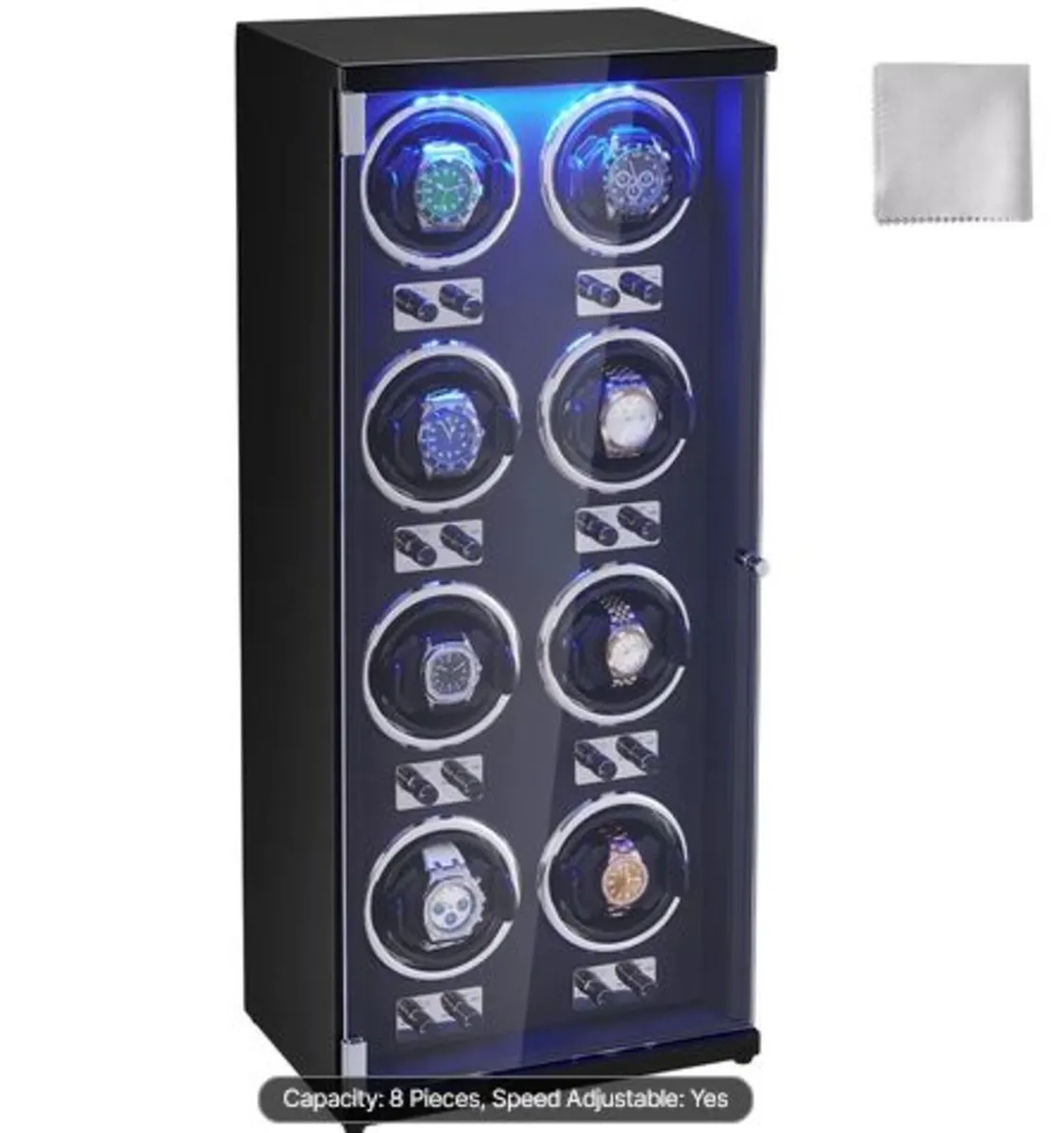 Watch Winder, Watch Winder for 8 Men's and Women's - Image 1