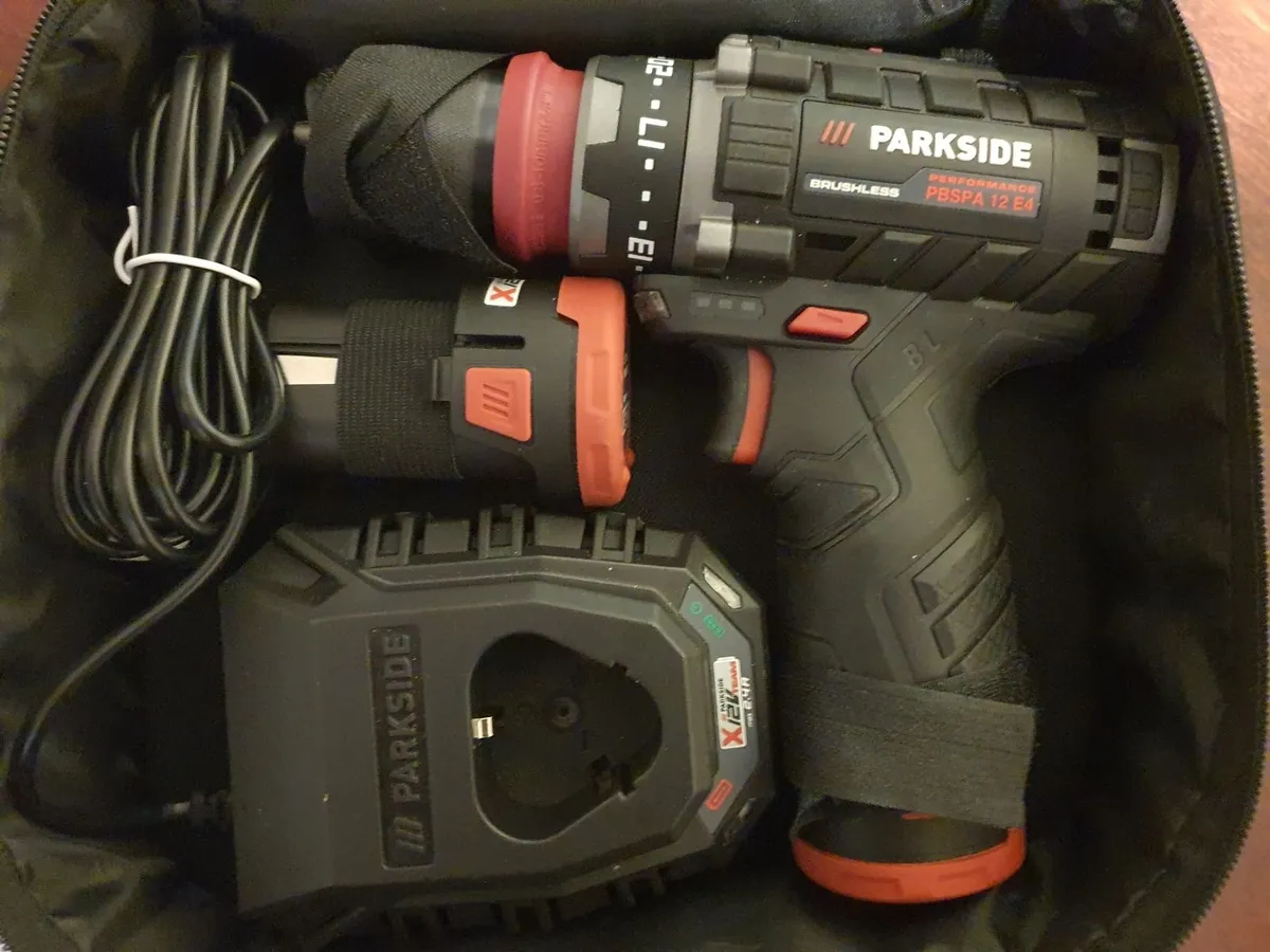12V Parkside Brushless Drill Driver kit - Image 2