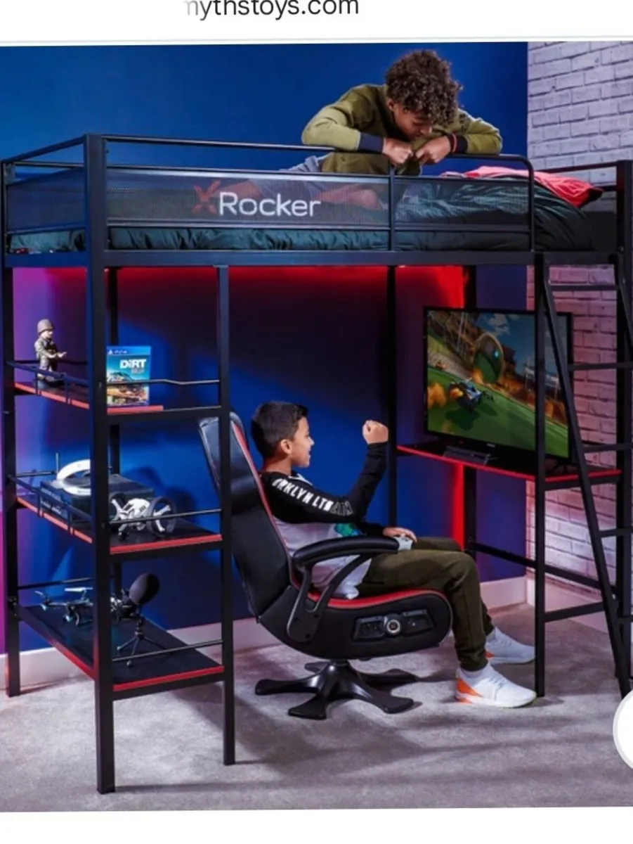 Gaming bunk bed