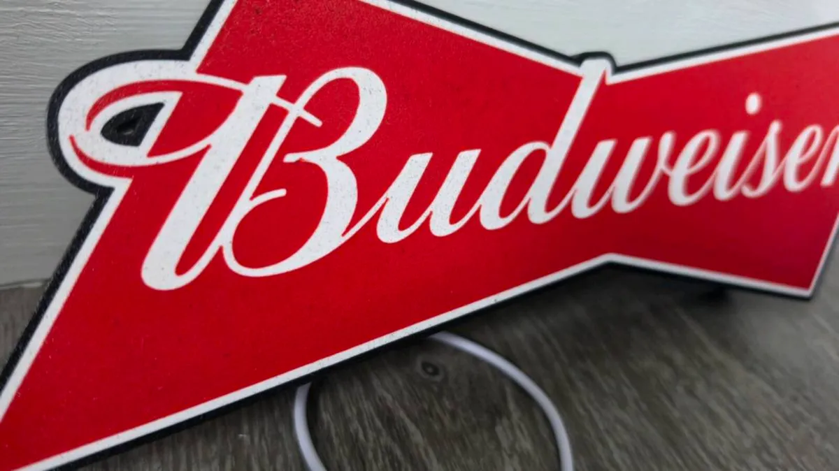 Budweiser logo Bar light - Image 3