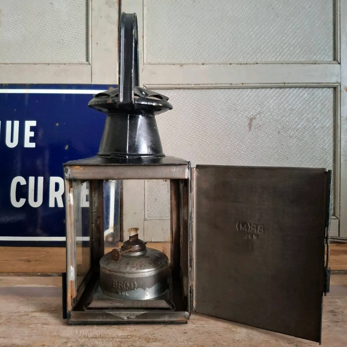1950s British Railways Metal Handlamp - Image 2
