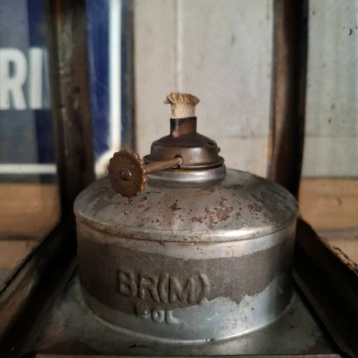 1950s British Railways Metal Handlamp - Image 3