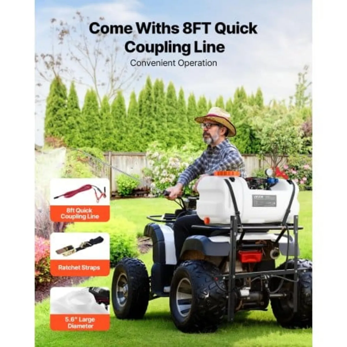 ATV Spot Sprayer 60L/15.9 Gal 12V Pump ATV/UTV Bro - Image 3