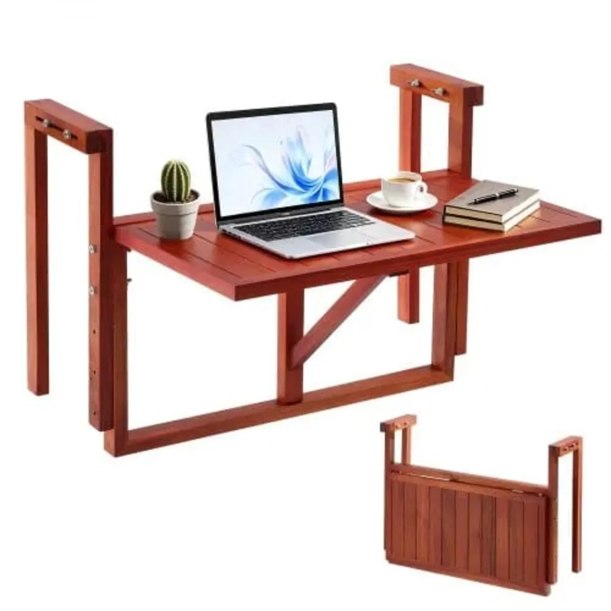 Balcony Hanging Table 560 x 280 mm 27 kg Folding R - Image 1