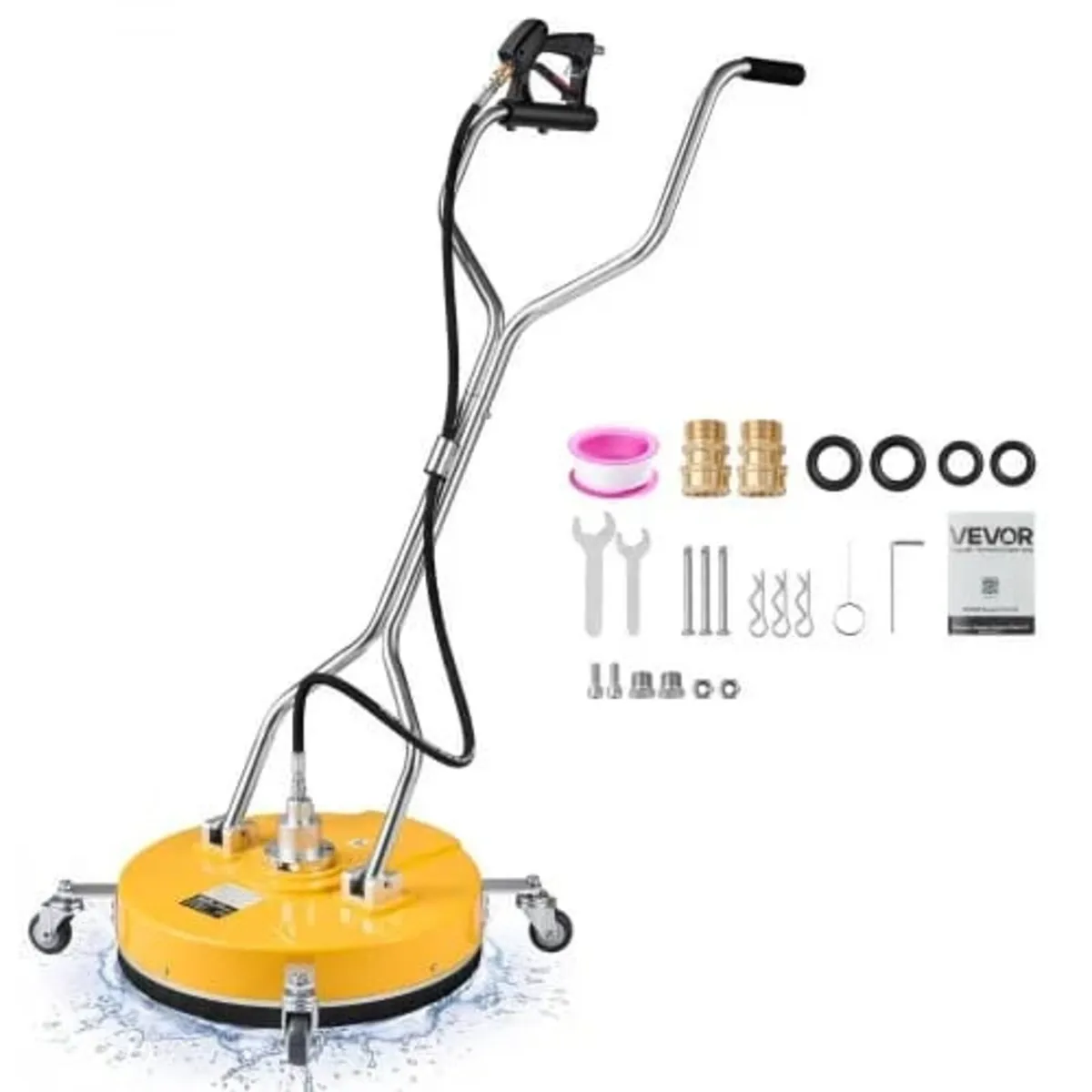 50.8 cm Pressure Washer Surface Cleaner with Wheel - Image 1