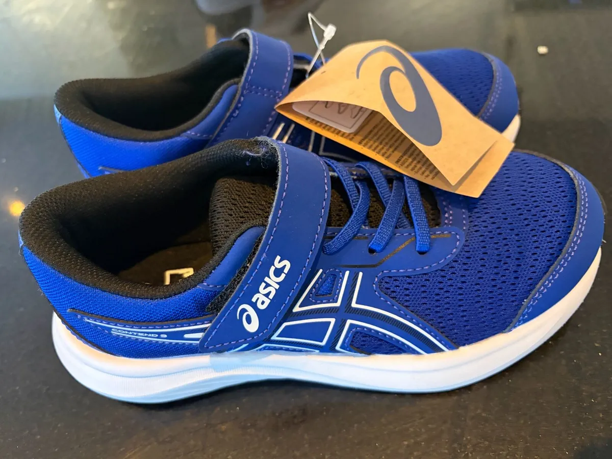 New Kids blue asics runners - Image 1