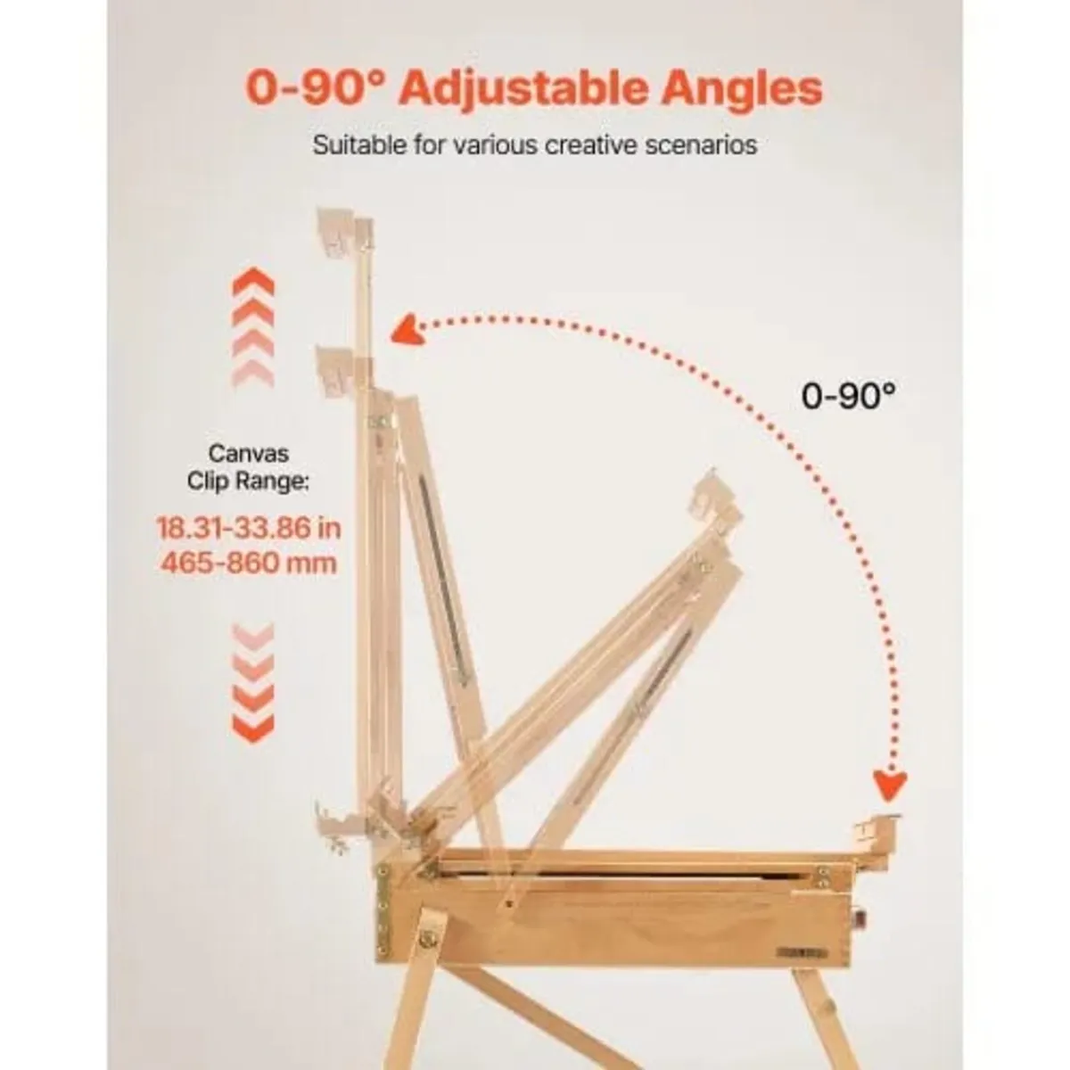 French Easel with Legs Foldable and Portable Sketc - Image 2