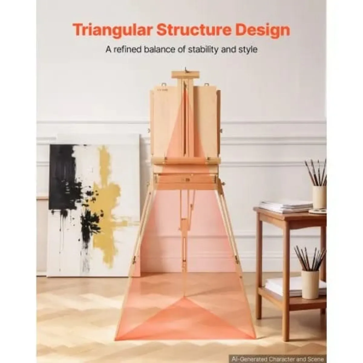 French Easel with Legs Foldable and Portable Sketc - Image 3
