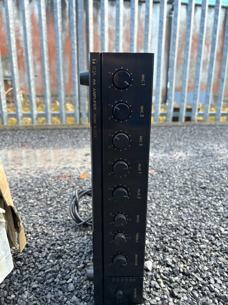TOA Amp and Speakers - Image 1