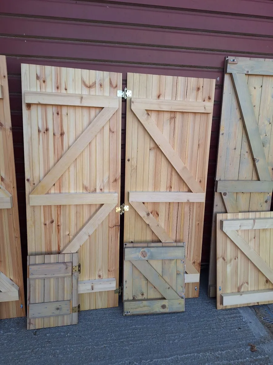 Pine sheeted Doors - Image 2