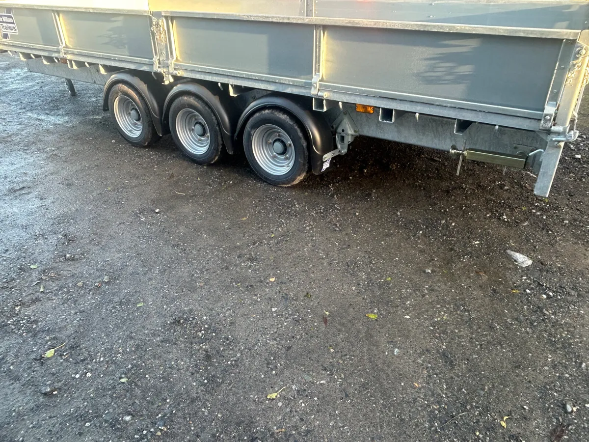 New Ifor Williams 16x6.6 Dropside Trailer - Image 3