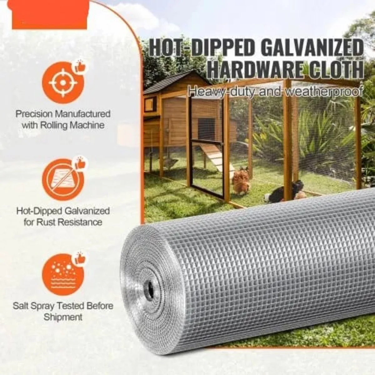 Hardware Cloth 6.35 mm 1220 mm x 30.48 m 23 Gauge - Image 3