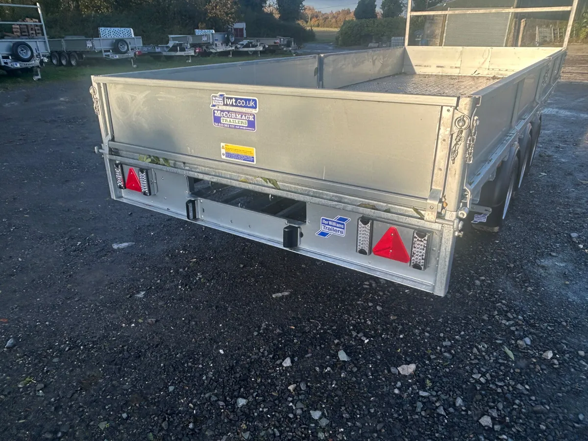 New Ifor Williams 16x6.6 Dropside Trailer - Image 4