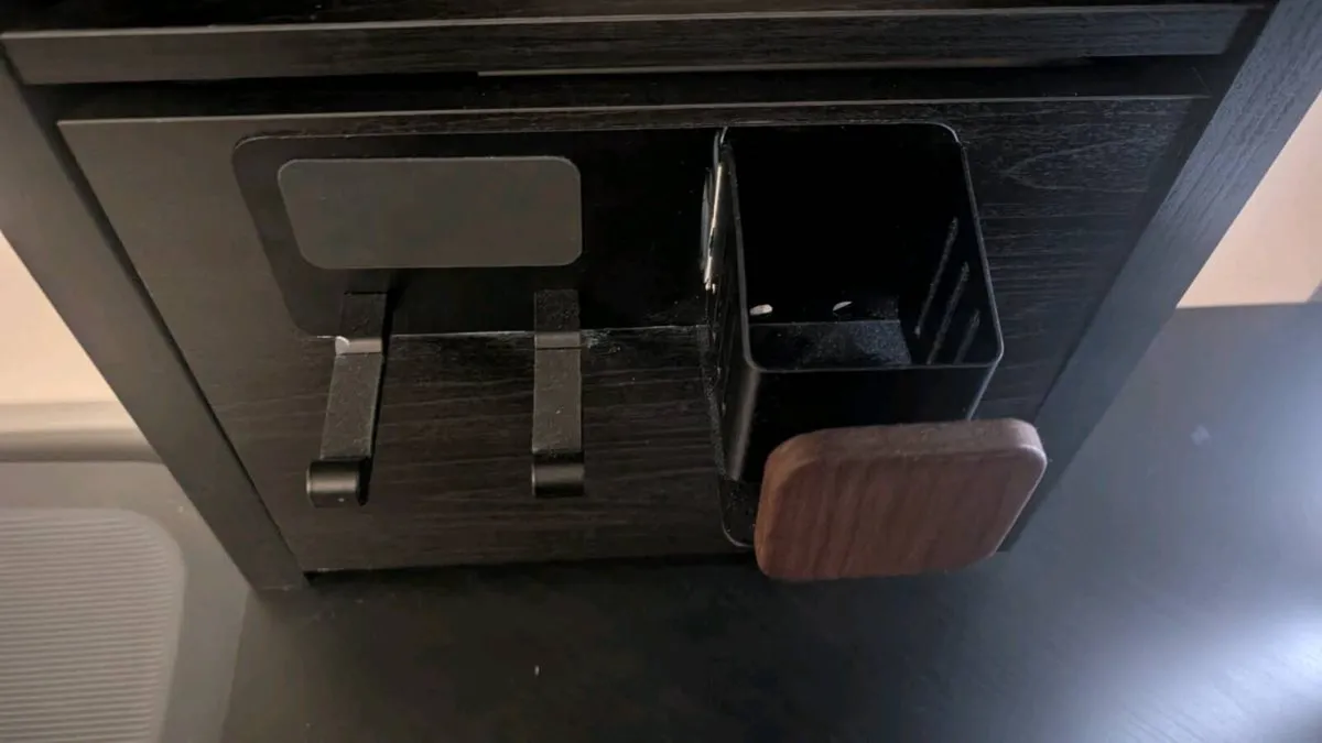 Ikea Corner Makeup Desk with Storage - Image 2