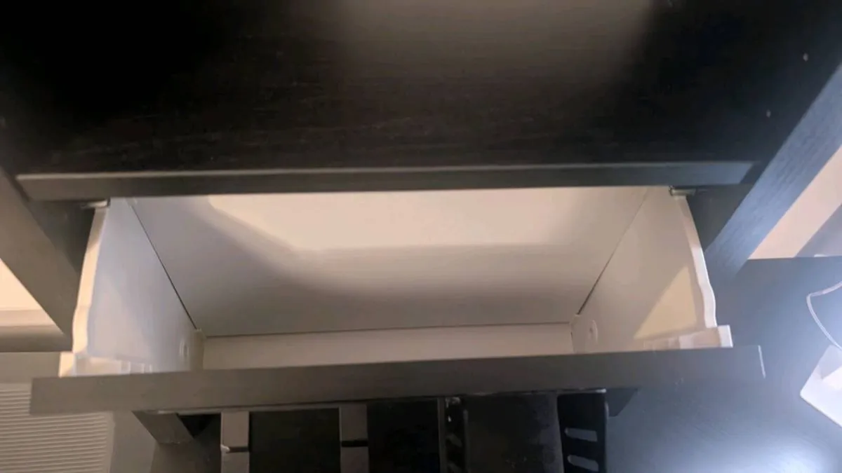 Ikea Corner Makeup Desk with Storage - Image 3