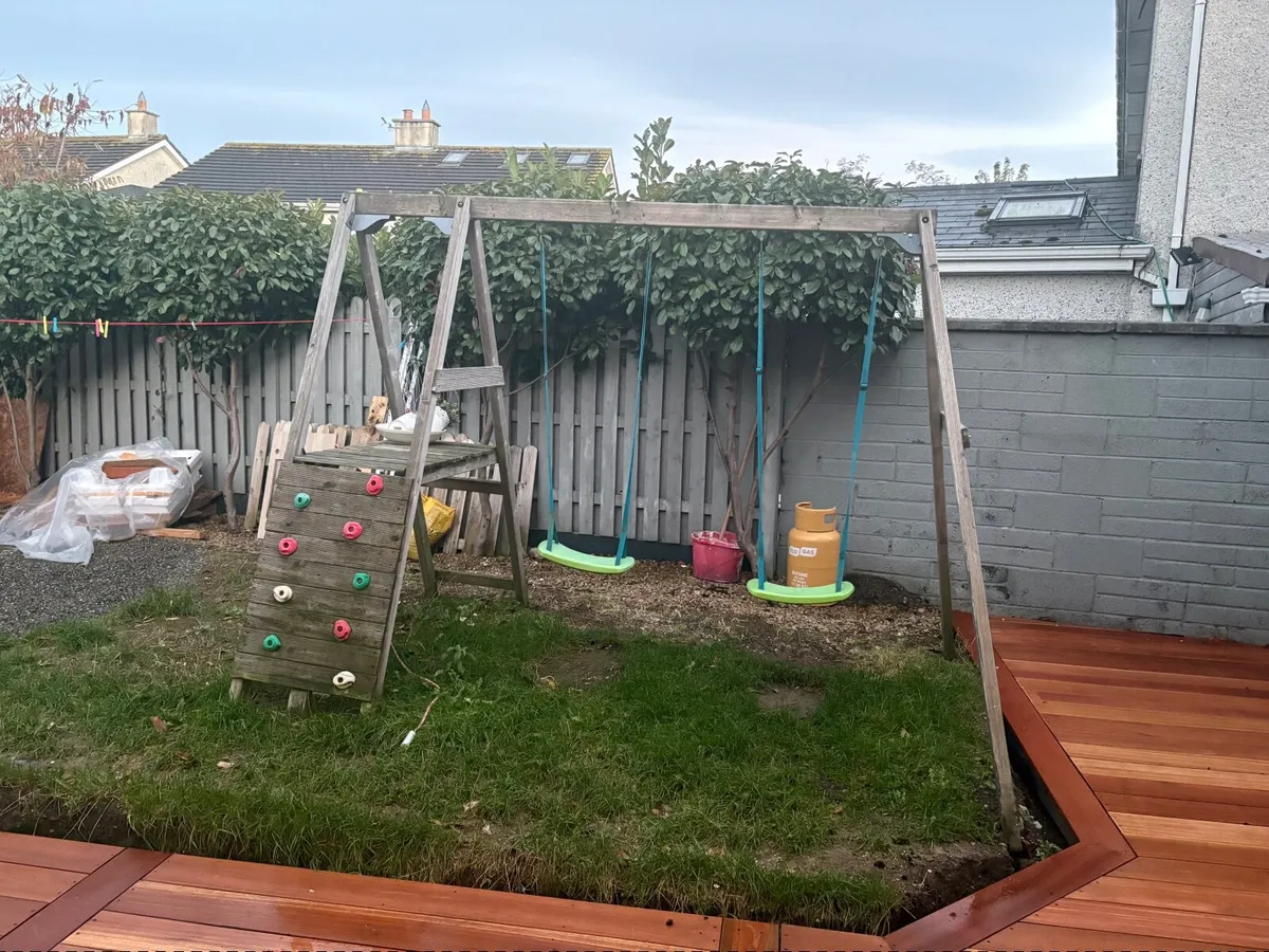 TP Garden swing set