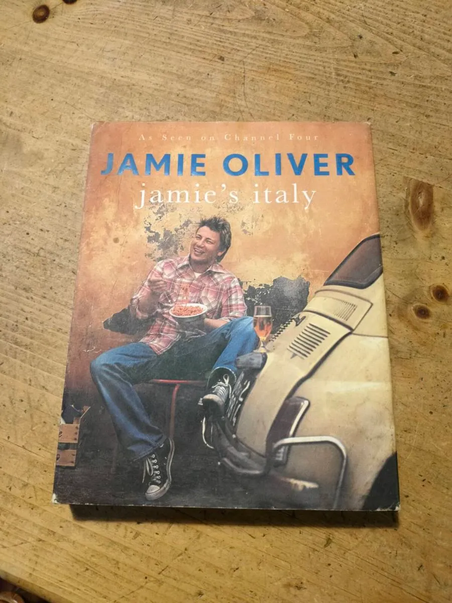 Jamie Oliver Jamie's Italy cookbook, new, dustcove - Image 1