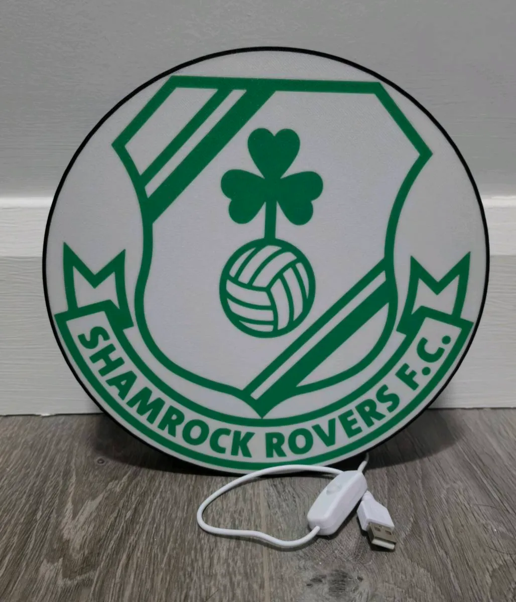 Shamrock Rovers Football Club Crest Light - Image 1