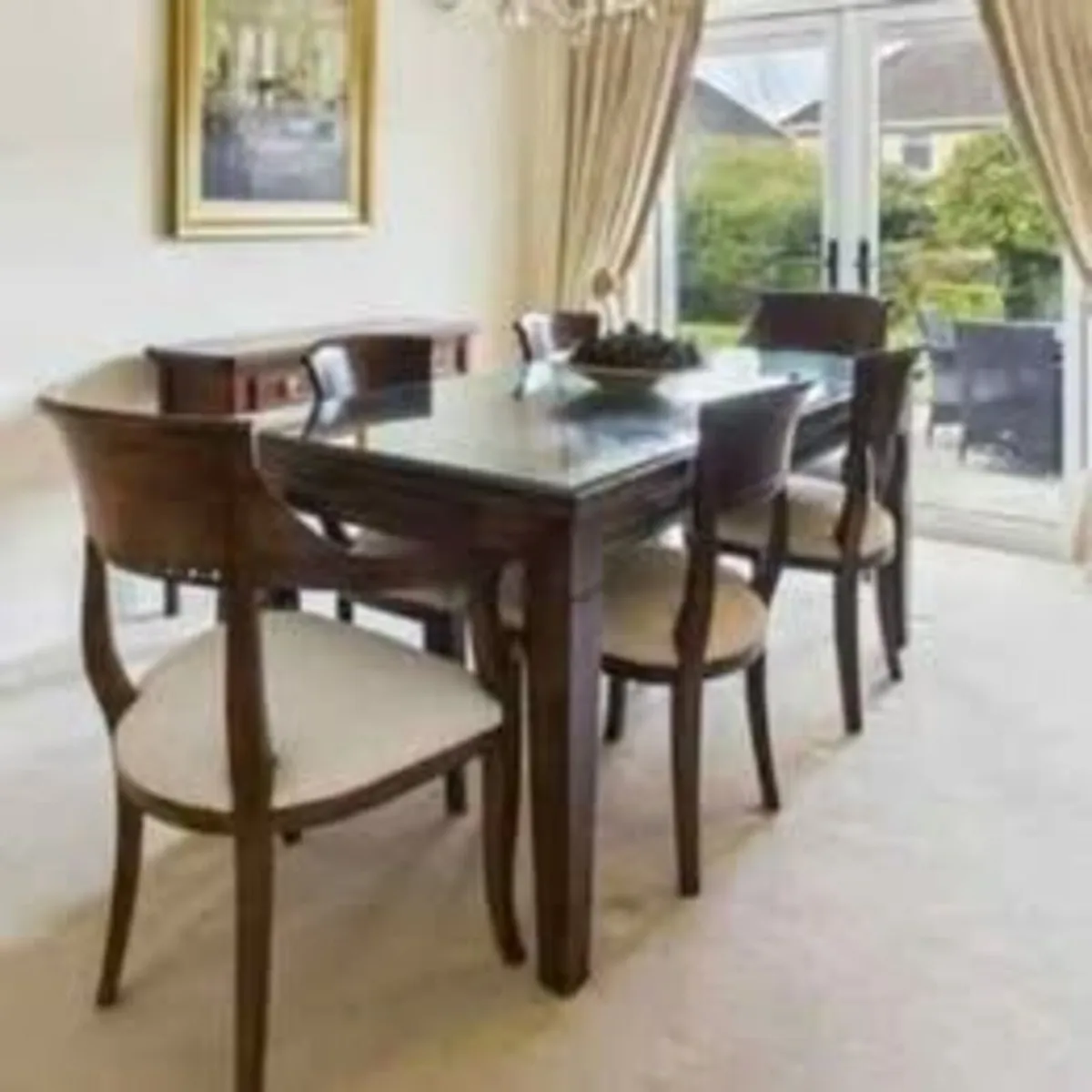 Mahogany Dining Table (180cm,  NO CHAIRS) - Image 1