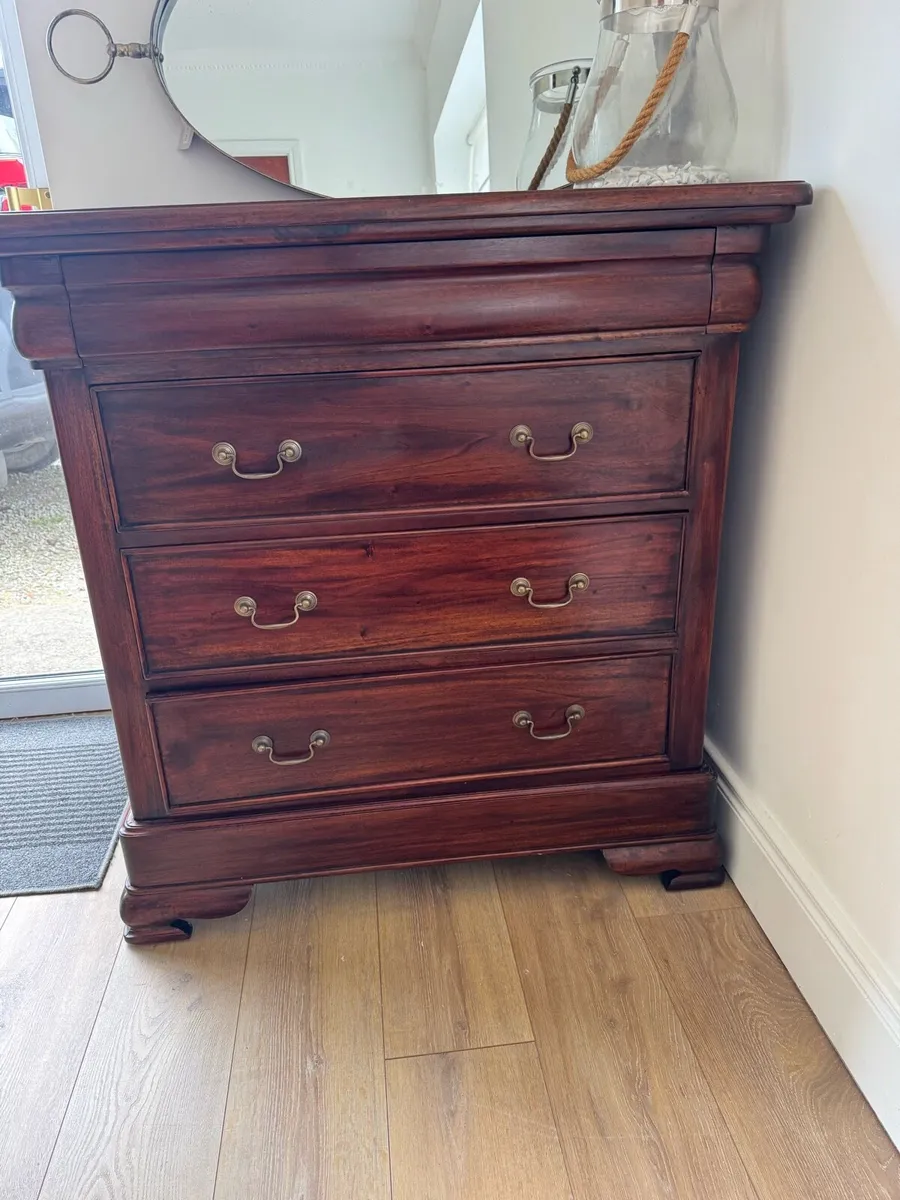 Brown mahagony chest of drawers - Image 3