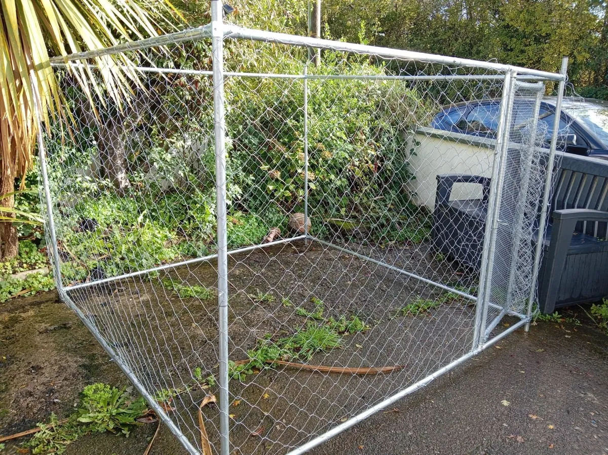 Galvanised 2 x 2 x2m enclosure - Image 2