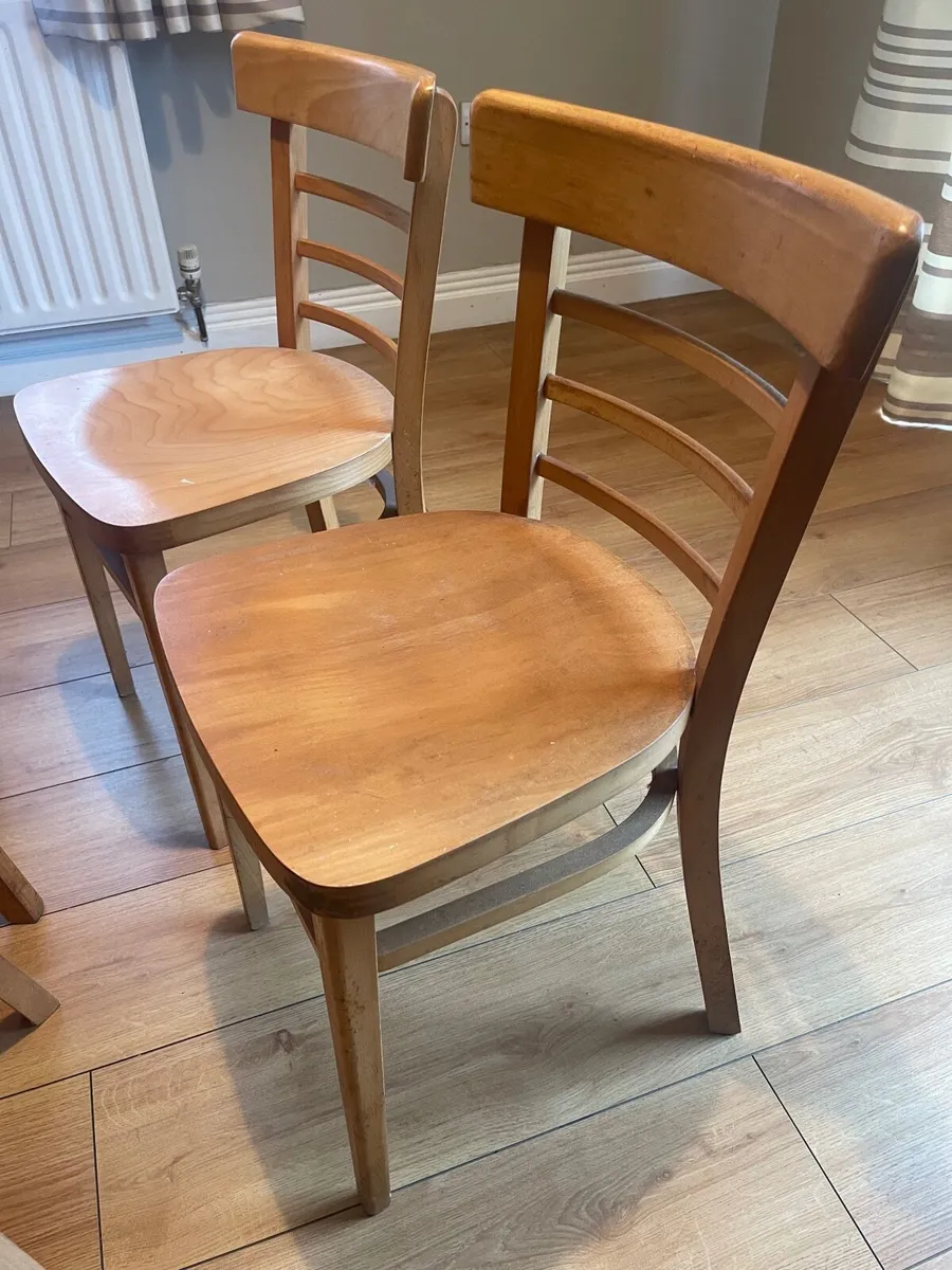 Kitchen chairs x 4 - Image 2