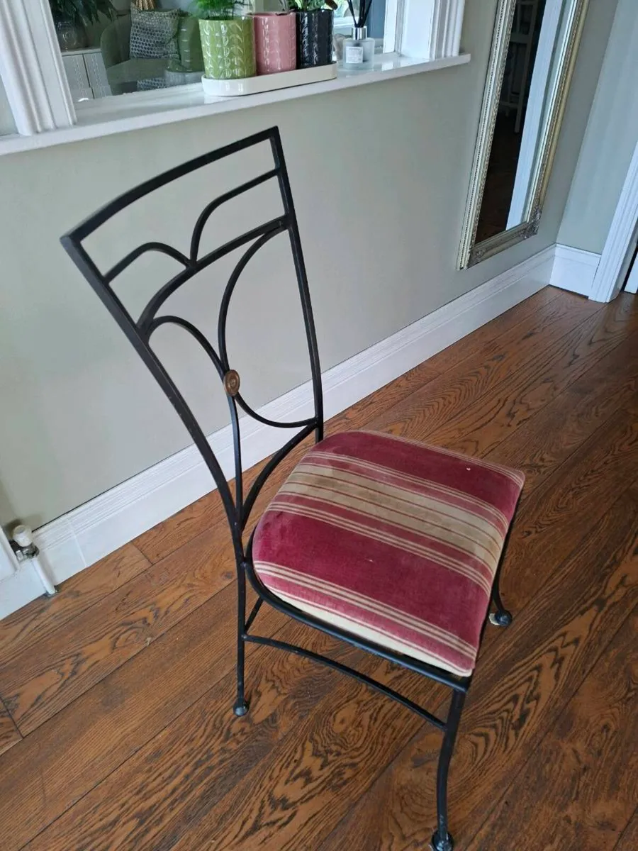 Wrought iron chair