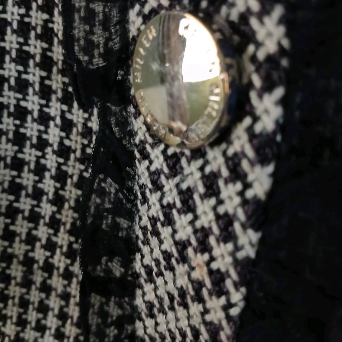 Karen Millen Tweed Houndstooth Blazer - Image 3
