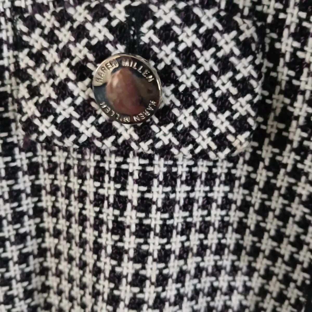 Karen Millen Tweed Houndstooth Blazer - Image 4