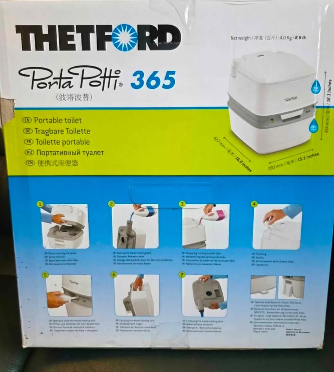 Thetford Porta Potti 365 Portable Toilet - Image 2
