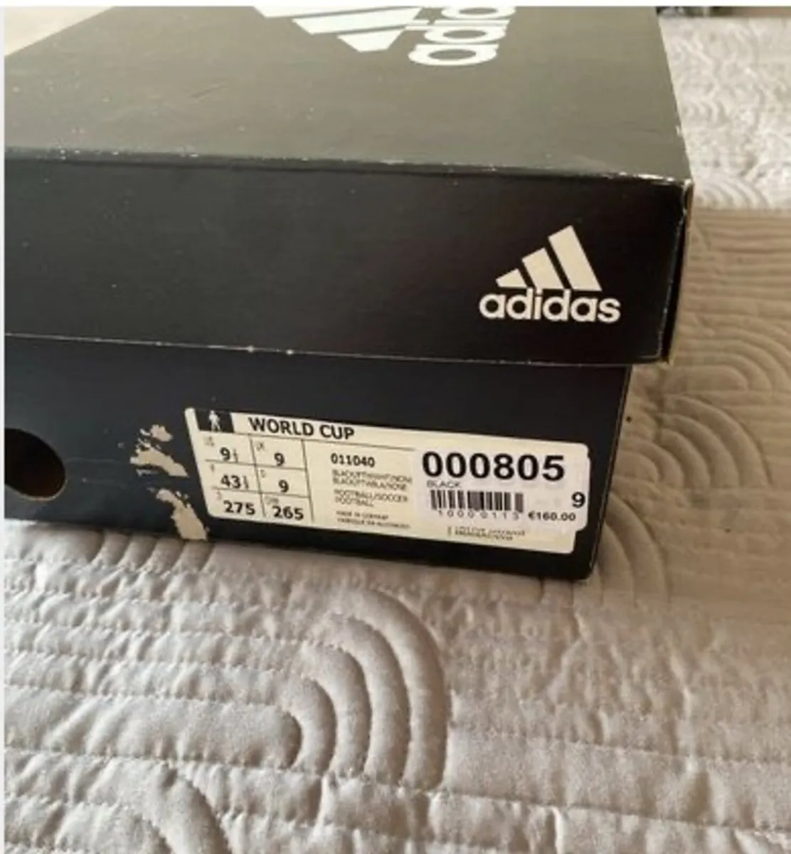 Adidas World Cup Football Boots Size UK9 - Image 4