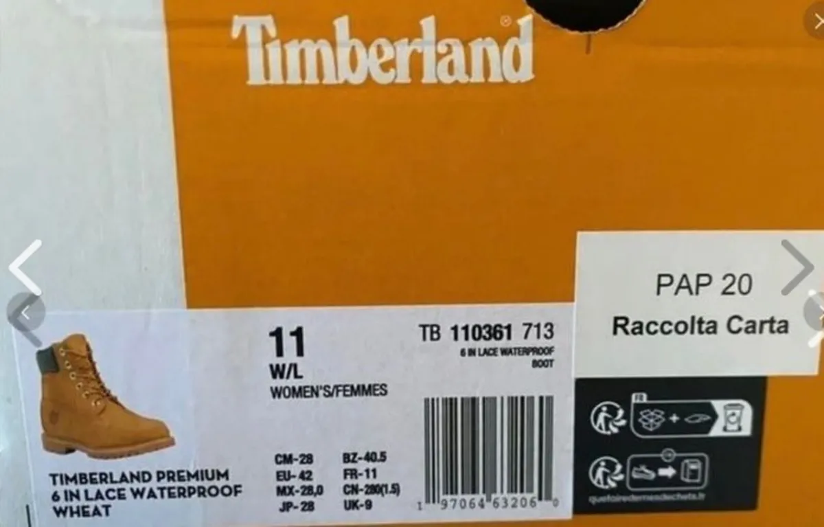 BNWT Premium Timberland Boots 6-Inch Natural Size - Image 4