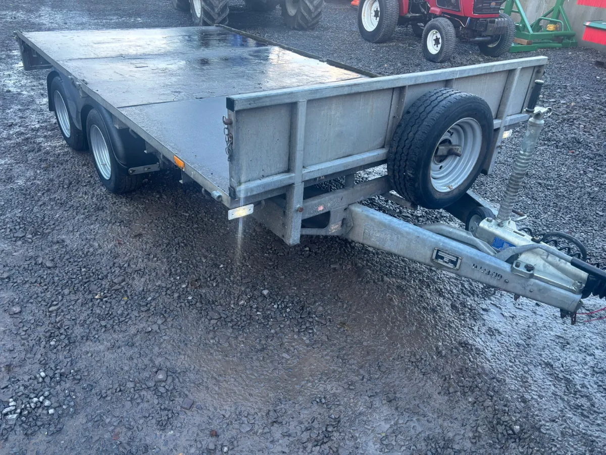 Ifor williams 12ft x 6ft 6” flat trailer - Image 1