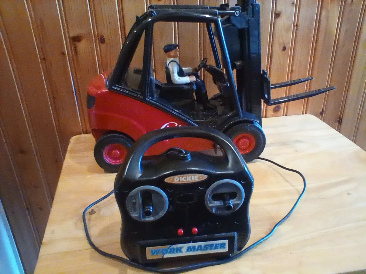 Old toy fork lift. - Image 2
