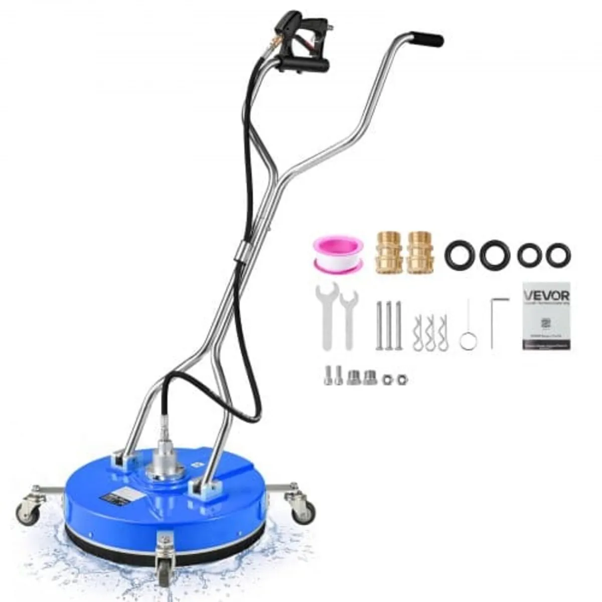 50.8 cm Pressure Washer Surface Cleaner with Wheel - Image 1