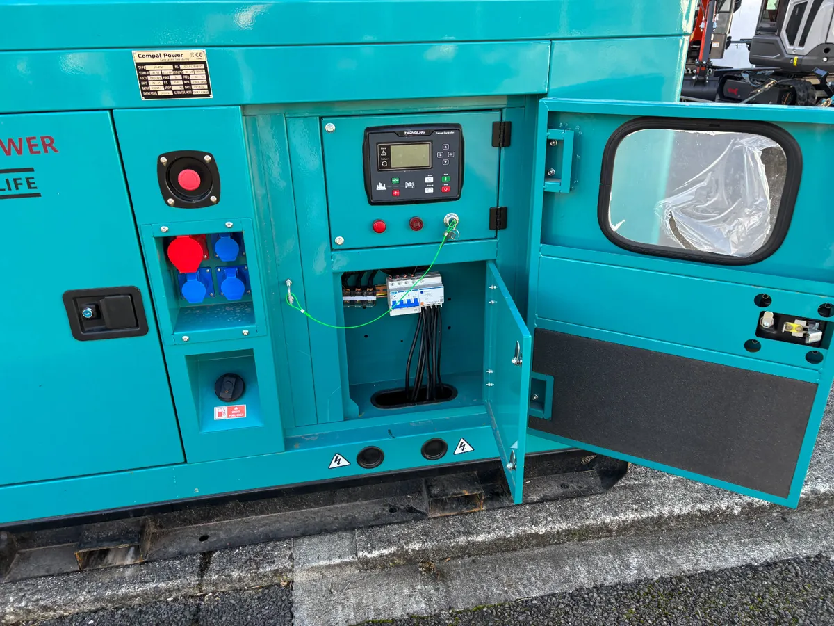 COMPAL POWER NEW 62.5 kVA SILENT DIESEL GENERATOR! - Image 2